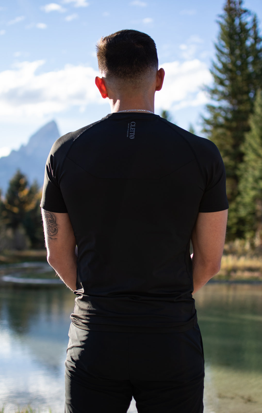 Essential Tee — Stealth Black