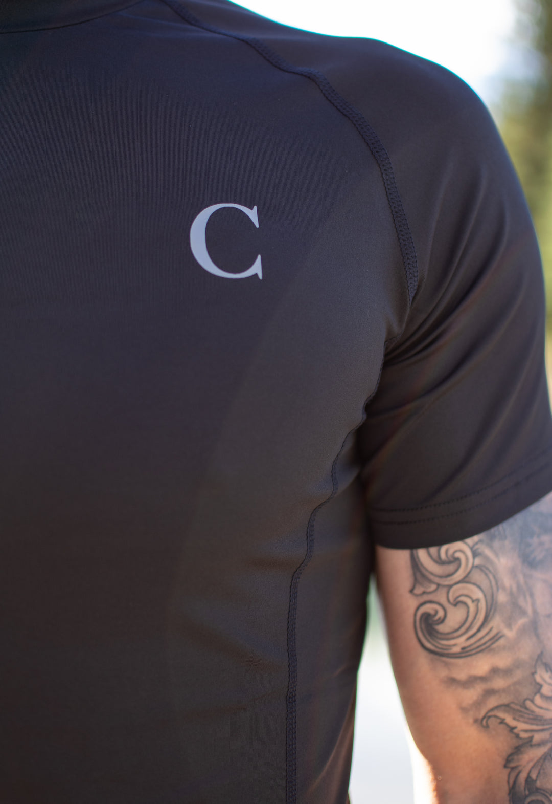 Essential Tee — Stealth Black