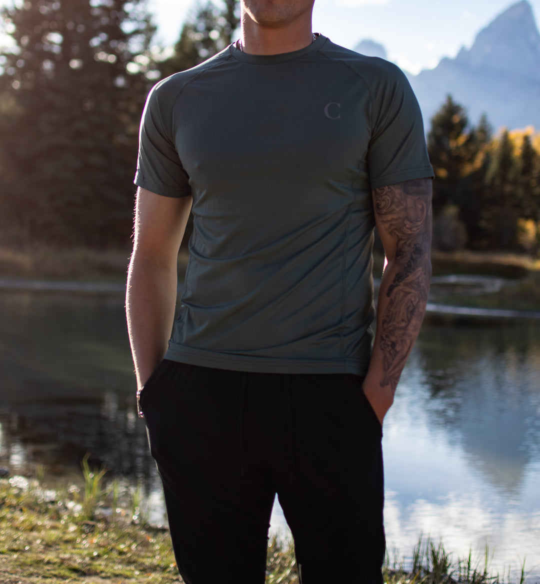 Essential Tee — Military Green