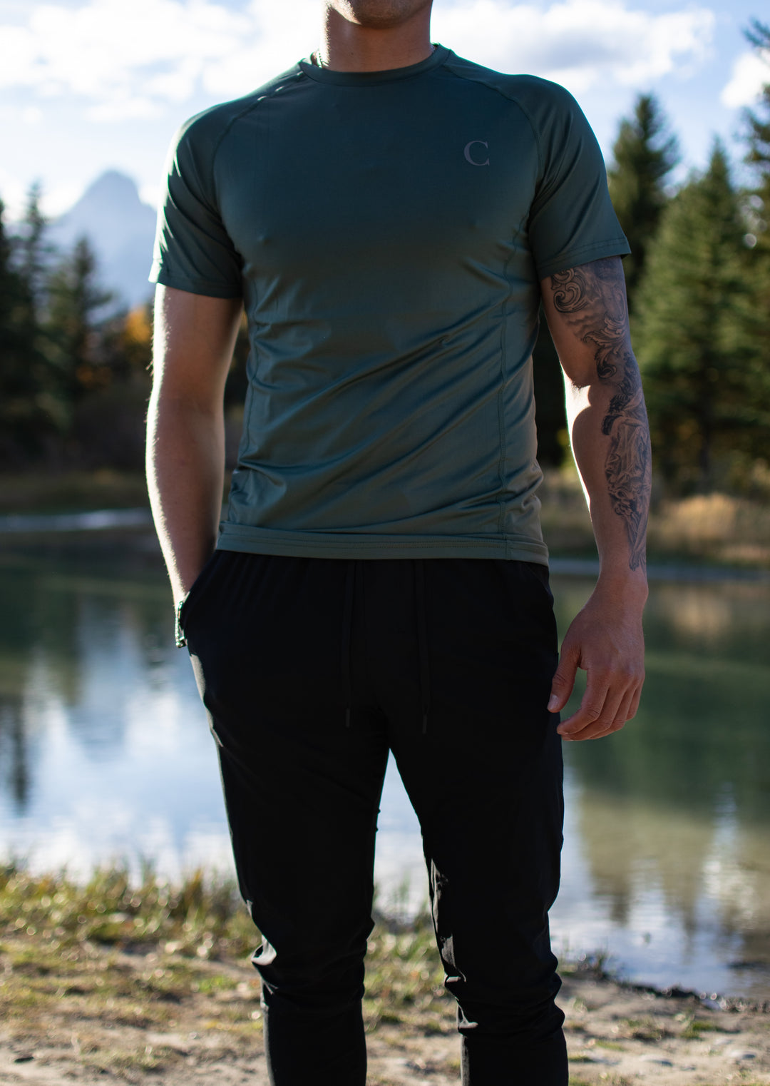 Essential Tee — Military Green