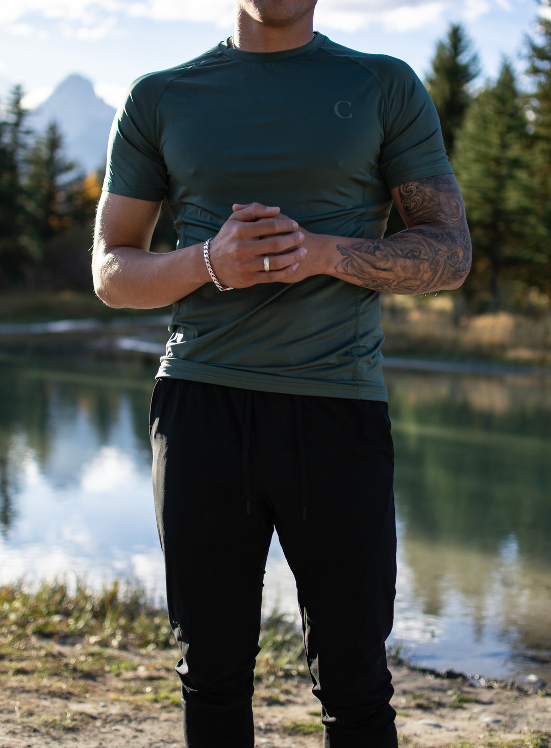 Essential Tee — Military Green