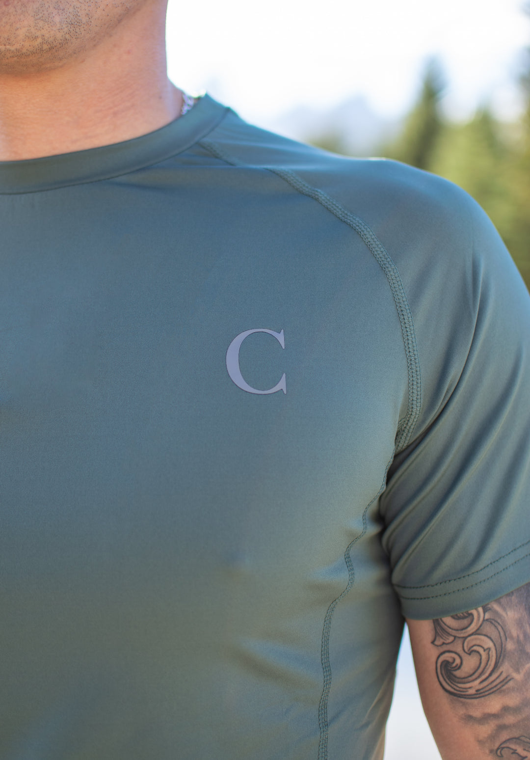 Essential Tee — Military Green